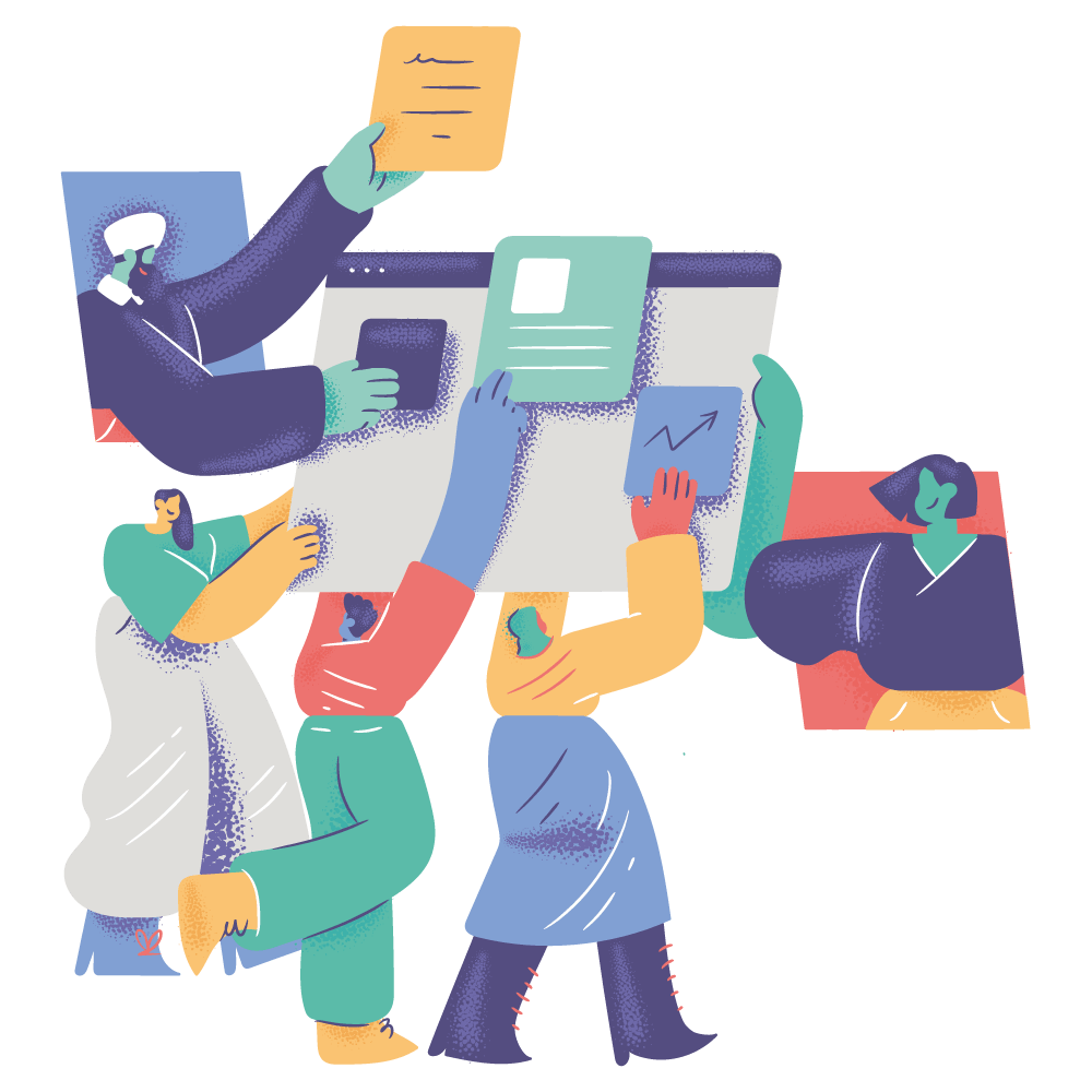 web development _ tasks, teamwork, team, working together, website, webpage, people